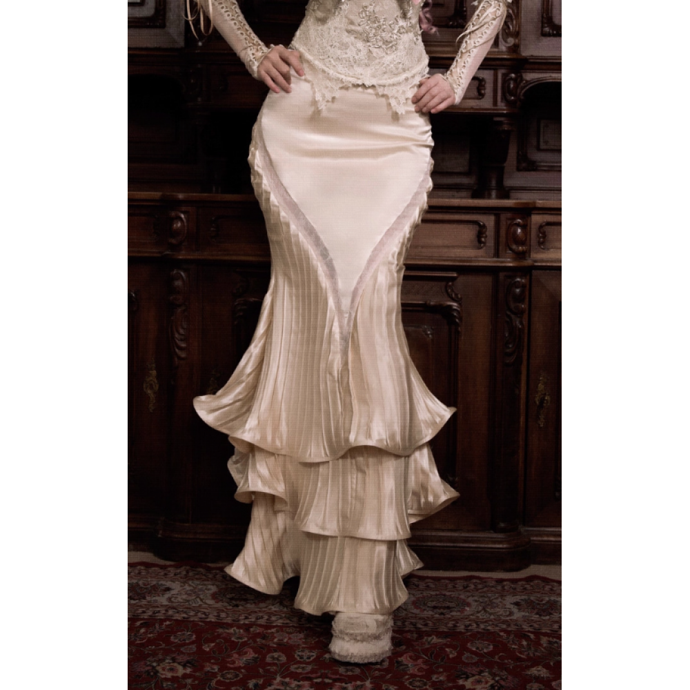 Cupid's Poetry Box Mermaid Skirt by Blood Supply (BSY161MSK)